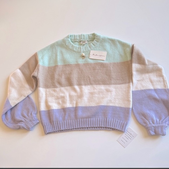 BRAND NEW For Love & Lemons Hailey Striped Sweater - Picture 4 of 4